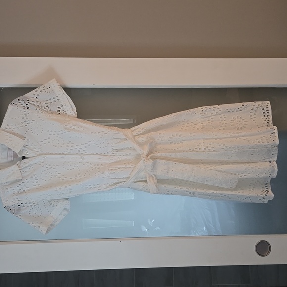 Rachel Parcell White Eyelet Midi Dress - Picture 4 of 4